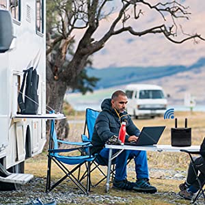 OEM 4G Dual SIM WiFi Router Mendukung Panggilan Suara Untuk Rumah Kantor 5